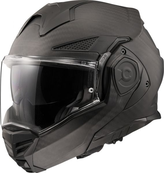 LS2 FF901 Advant X Carbon Klapphelm Solid Matt Schwarz - ECE 22-06