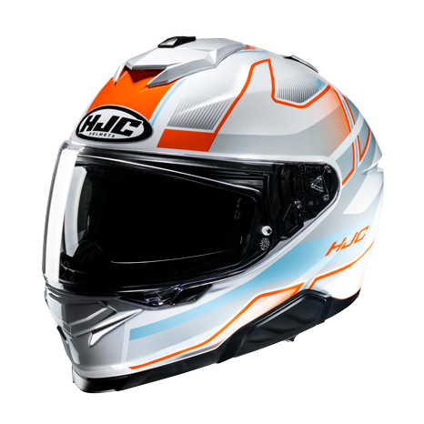 HJC i71 Integralhelm Iorix MC27 Weiß / Orange