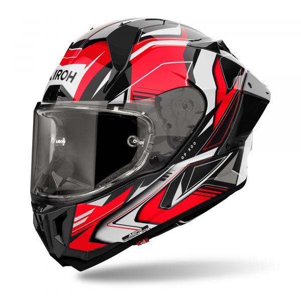 Airoh GP 800 Must Integralhelm Schwarz / Weiß / Rot