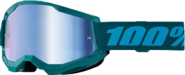 100% Brille Strata 2 Stone - Mirror Blue Lens