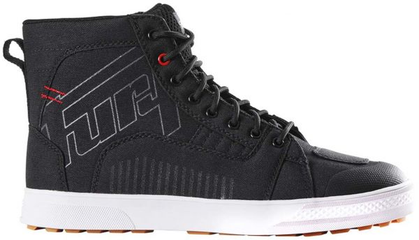 Furygan Stockton Air D3O Motorradschuhe Schwarz / Rot