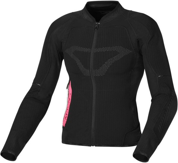 Macna Whizzar Protektoren Unterzieh-Jacke Damen Schwarz / Pink