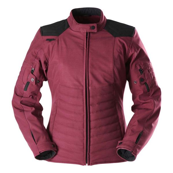 Furygan ICE Track Textiljacke Damen Burgunder / Schwarz