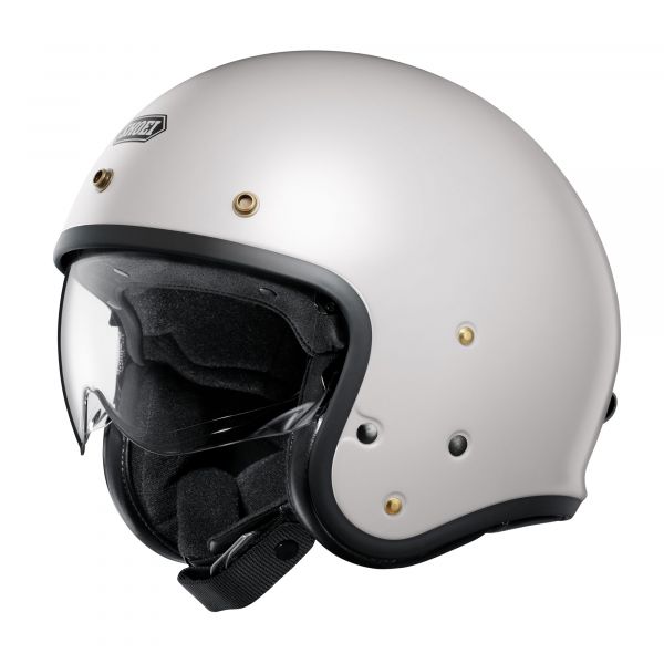 Shoei J.O2 Jethelm Unifarben Off White