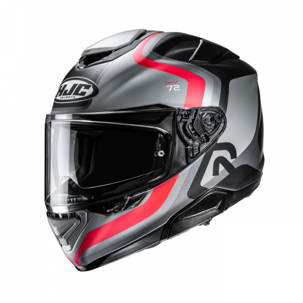 HJC RPHA 72 Integralhelm Ernem MC1SF Grau / Rot / Schwarz