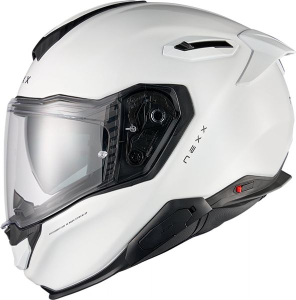 NEXX X.TR Plain Integralhelm Weiß