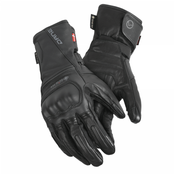 Dane Arhus Gore-Tex Motorradhandschuh Schwarz