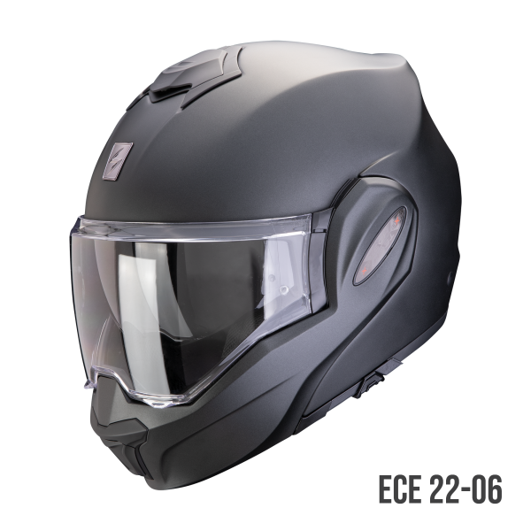 Scorpion Exo-Tech Evo Pro Solid Matt Schwarz (ECE 22-06)