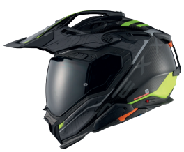 NEXX X.WED3 Furka Adventurehelm Grau / Neongelb Gloss