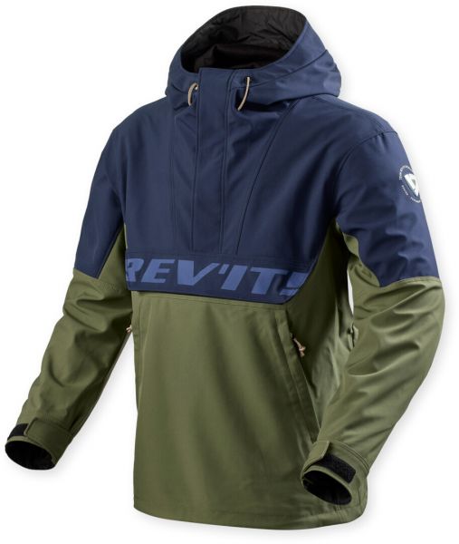 REV'IT! Smock Photon Textiljacke Wasserdicht Dunkel Blau / Grün