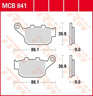 Lucas Scheibenbremsbeläge MCB841