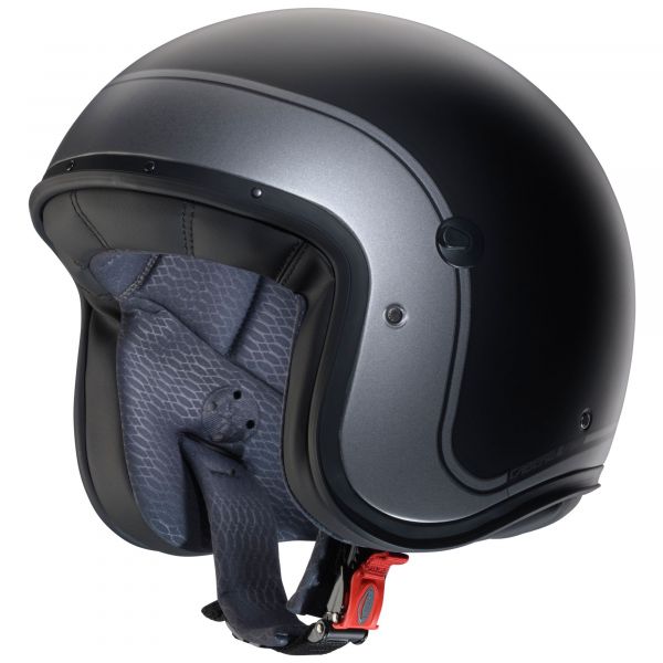 Caberg Freeride X Imola Jethelm Mattschwarz / Gun Metallic