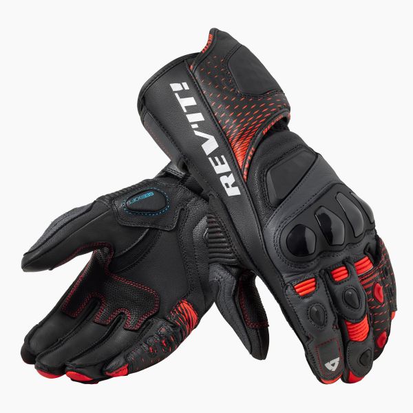 REV'IT! Control Handschuh Schwarz / Neonrot