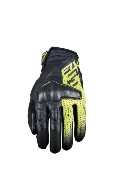 FIVE RS-C EVO Kurzhandschuh Schwarz / Fluogelb