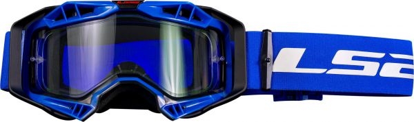LS2 Aura Enduro Series Crossbrille Goggle Blau