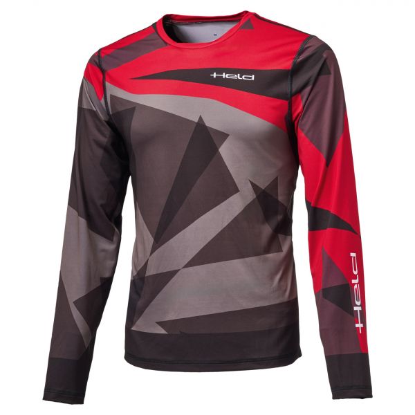Held Style Skin 2 Top Funktionsunterwäsche Damen Rot / Schwarz