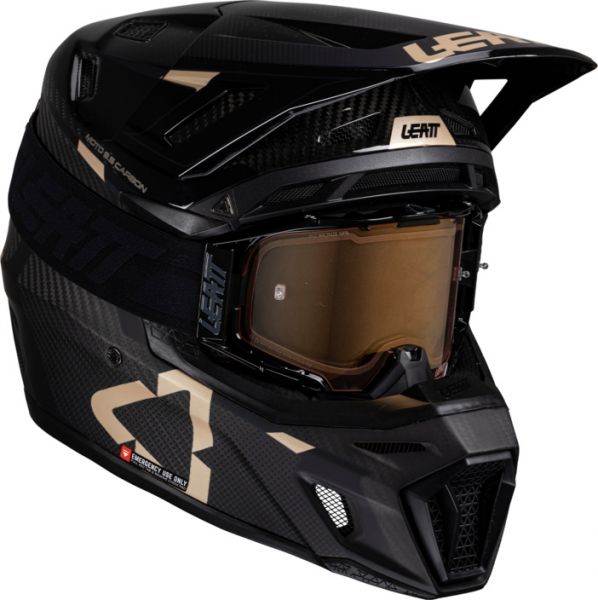 Leatt Kit Moto 9.5 V25 Carbon Motocrosshelm Schwarz