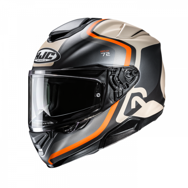 HJC RPHA 72 Integralhelm Ernem MC7SF Schwarz / Beige / Orange