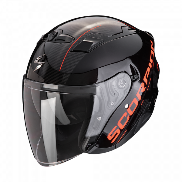 Scorpion Exo-230 Jethelm QR Schwarz / Rot (ECE 22-06)