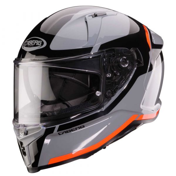 Caberg Avalon X Integralhelm Pure Grau / Schwarz / Fluoorange
