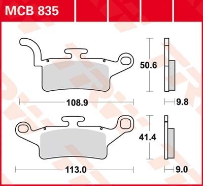 Lucas Scheibenbremsbeläge MCB835