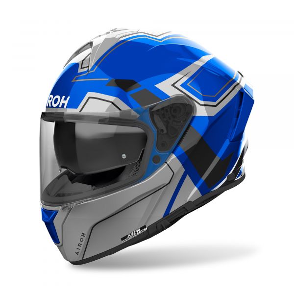 Airoh Spark 2 Dart Integralhelm Blau / Grau / Schwarz