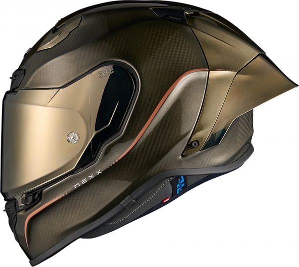 NEXX X.R3R Integralhelm Hagibis Carbon Gold