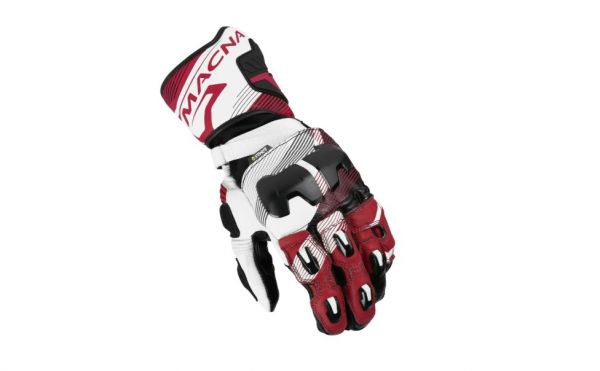 Macna Powertrack 2.0 Rennhandschuhe Schwarz / Rot