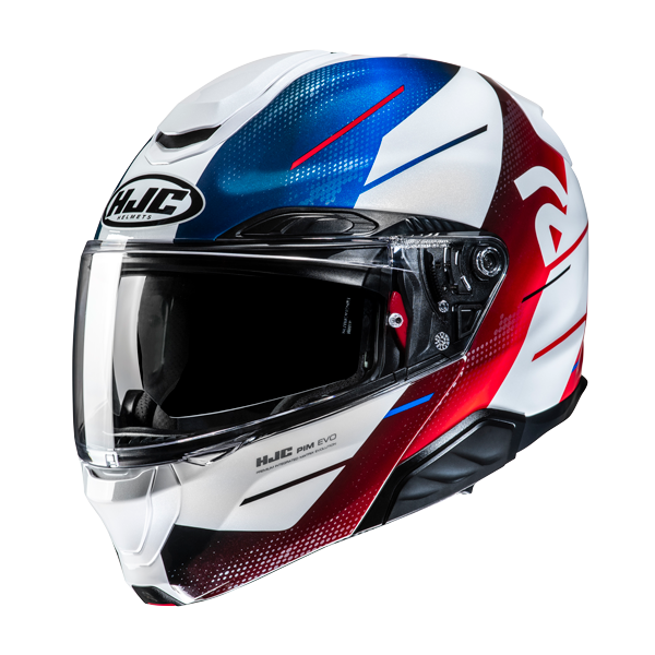 HJC RPHA 91 Klapphelm Blat MC21 Weiß / Rot / Blau