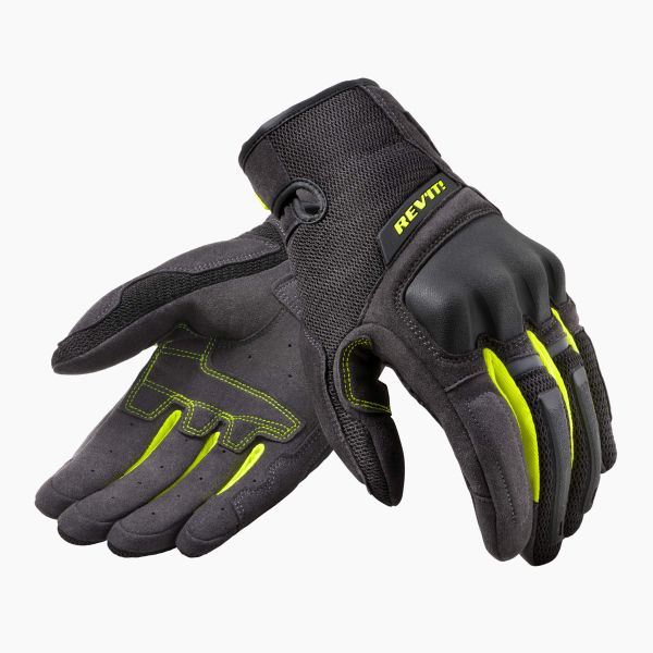 REV'IT! Volcano Handschuhe Schwarz / Neon-Gelb