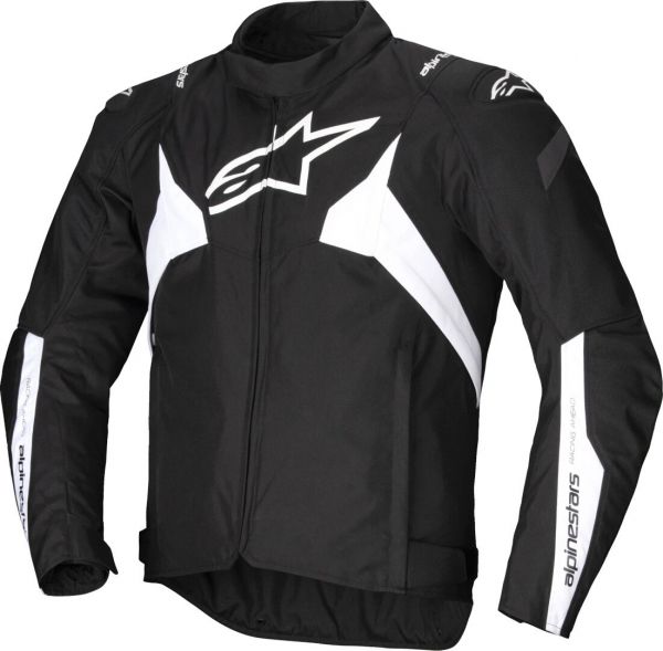 Alpinestars T-Jaws V4 WP Textiljacke Schwarz / Weiß