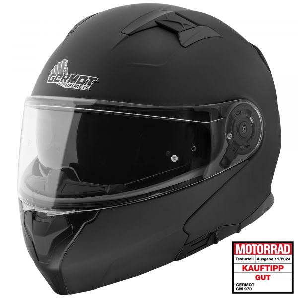 Germot GM 970 Klapphelm Mattschwarz