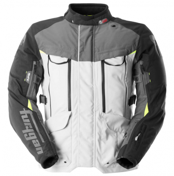 Furygan Challenger 3C Primaloft Textiljacke Grau / Weiß / Fluogelb