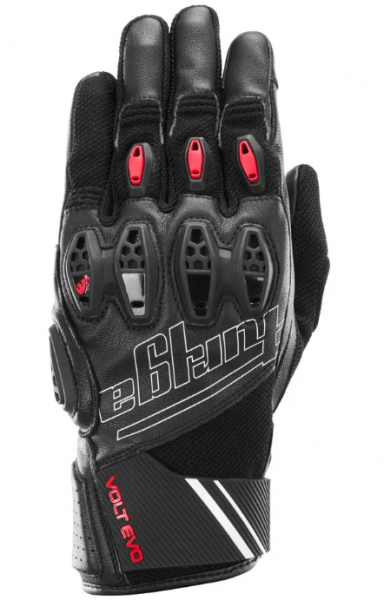 Furygan Volt Evo Kurzhandschuh Schwarz / Rot