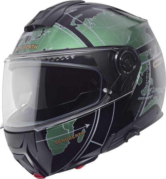 Schuberth C5 Klapphelm Globe Grün