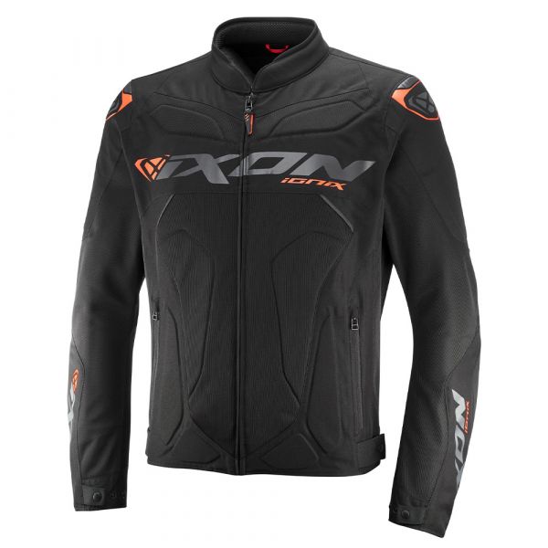 iXON Ionix Textiljacke Schwarz / Anthrazit / Orange