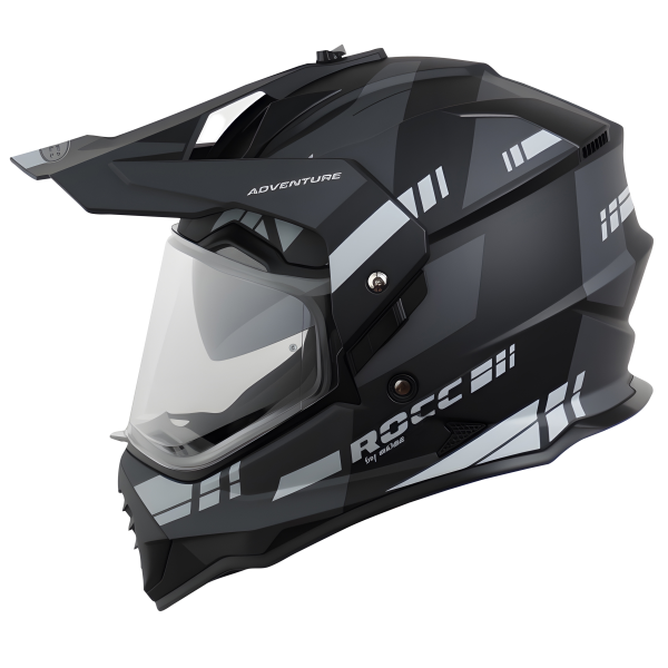 Rocc 500 Endurohelm Schwarz / Grau