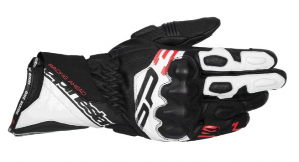 Alpinestars SP-3 Handschuhe Schwarz / Weiß / Neon-Rot