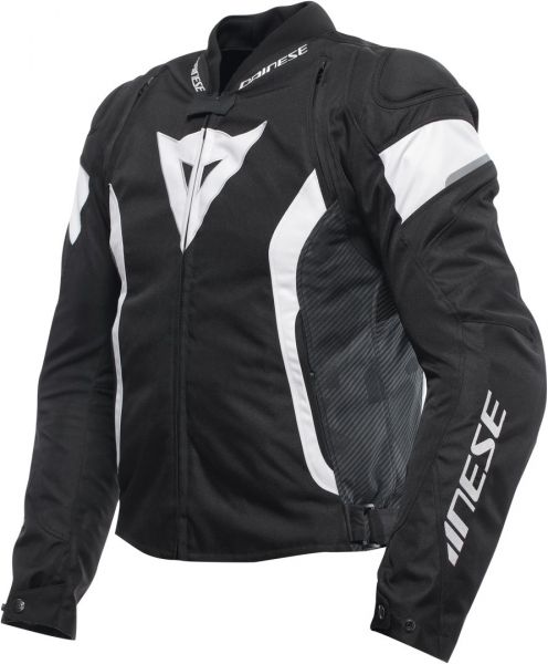 Dainese Avro 5 Textiljacke Schwarz / Weiß / Schwarz