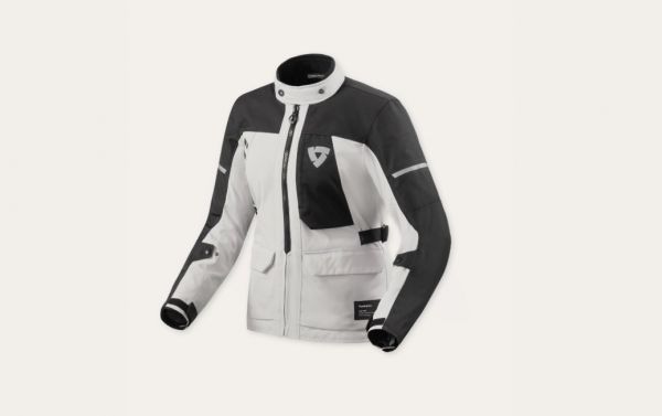 REV'IT! Convergent H2O wasserdichte Textiljacke Damen Silber / Schwarz