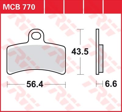 Lucas Scheibenbremsbelag MCB770
