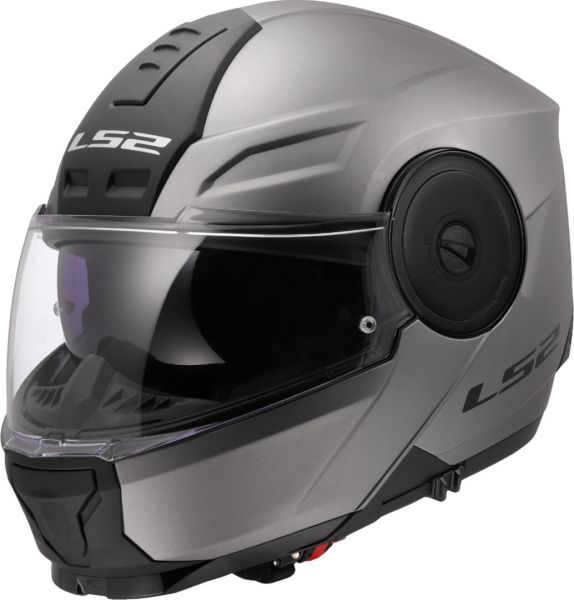LS2 FF902 Scope II Klapphelm Solid Titanium - ECE 22-06