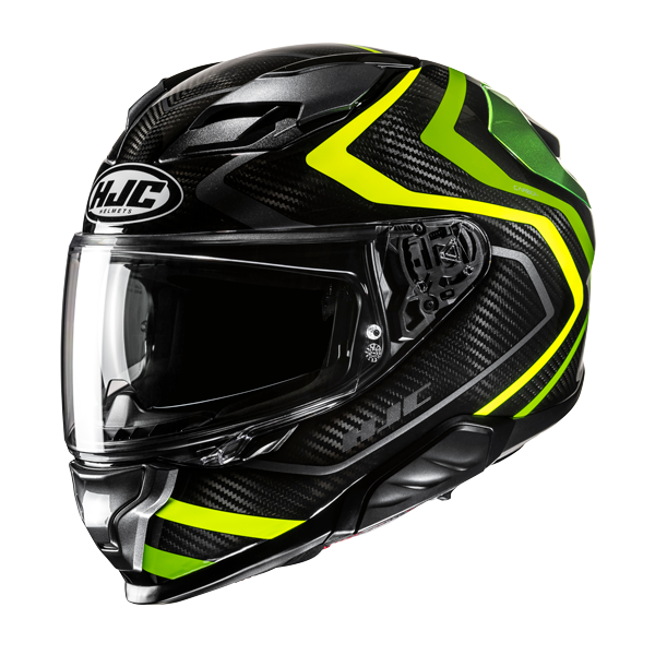 HJC F71 Carbon Integralhelm Nevio MC3H Schwarz / Neongelb