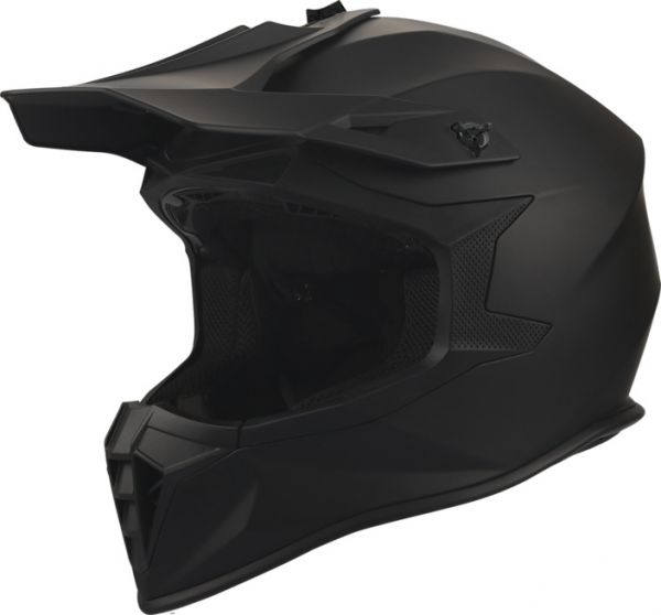GMS Fortis Motocrosshelm Matt Schwarz