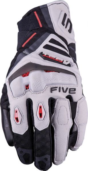 FIVE TFX1 Airflow Kurzhandschuh Grau / Schwarz / Rot