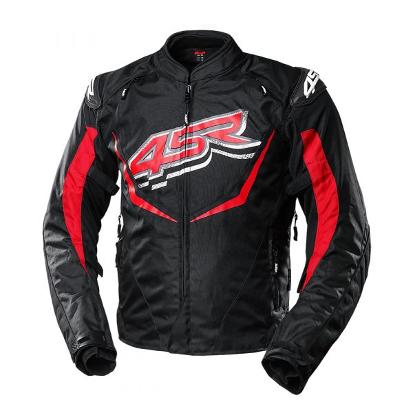 4SR RTX Red Textiljacke Schwarz / Rot