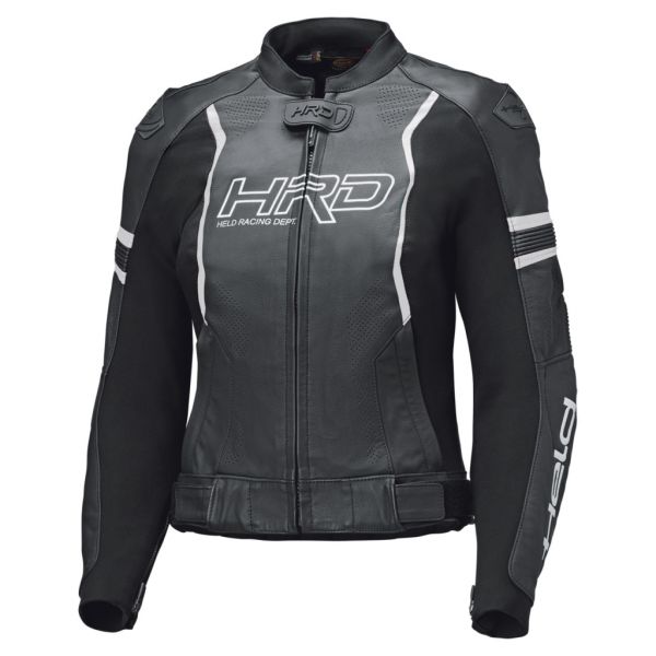 Held Street Rocket 4 Top Lederjacke Damen Schwarz / Weiß