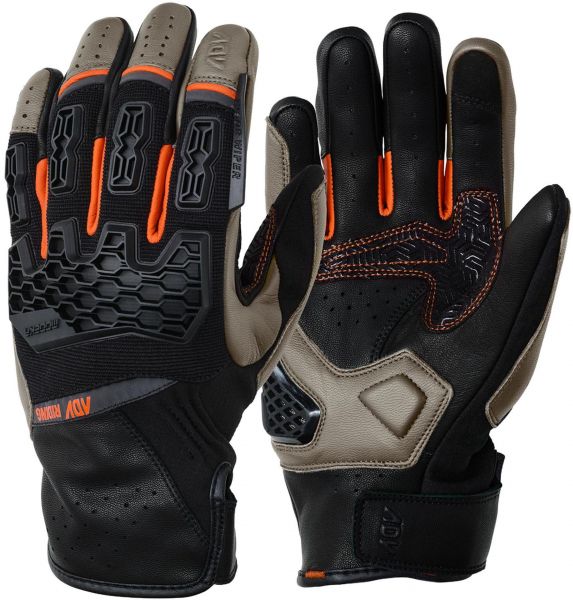 Modeka Atlaz Handschuhe Braun / Schwarz