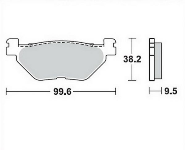 Lucas Scheibenbremsbelag MCB731