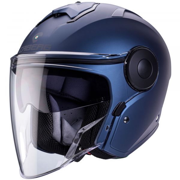 Caberg Soho Jethelm Unifarben Mattblau